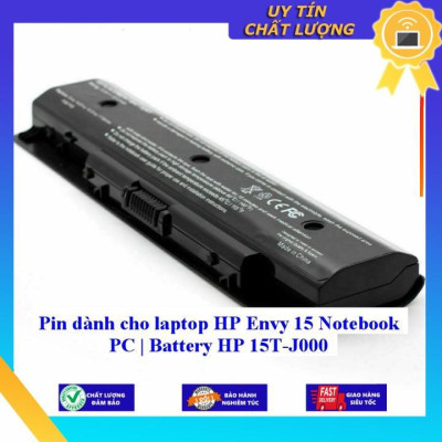 Pin dùng cho laptop HP Envy 15 Notebook PC | Battery HP 15T-J000 - Hàng Nhập Khẩu  MIBAT651