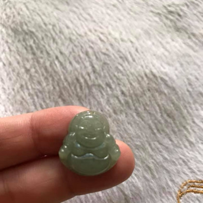 MẶT DÂY CHUYỀN DILAC CHO BÉ ĐÁ CẨM THẠCH TỰ NHIÊN XANH NHẠT 20mm đk 18mm sâu 5mm 