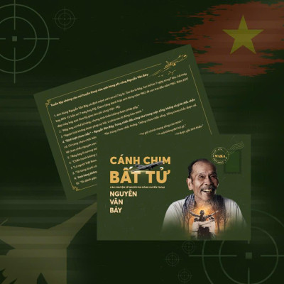 Sách - Cánh Chim Bất Tử - Câu Chuyện Về Người Phi Công Huyền Thoại Nguyễn Văn Bảy - Phiên Bản Kỷ Niệm 80 Năm - Tặng Kèm Bookmark + Postcard