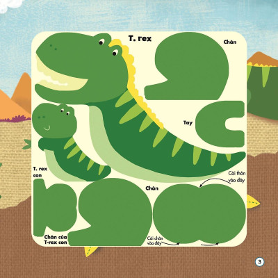 Ghép Hình Phát Triển IQ - Chuyện Kể Về Khủng Long