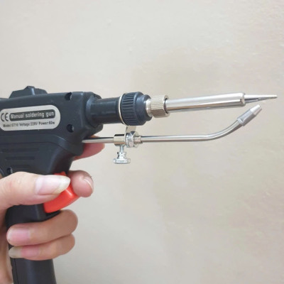 Mỏ Hàn Thiếc Tự Động Đẩy Thiếc 60W Mũi Thẳng – Mẫu Mới, Hàn Nhanh, Loại Tốt Siêu Bền