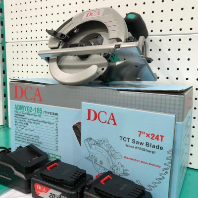 MÁY CƯA ĐĨA TRÒN KHÔNG CHỔI THAN DÙNG PIN 20V (KHÔNG KÈM PIN VÀ SẠC) DCA ADMY02-185Z - HÀNG CHÍNH HÃNG