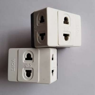 Bộ 10 Ổ cắm nối chia 3 ngả chân cắm tròn PHI5 Φ5 LIOA