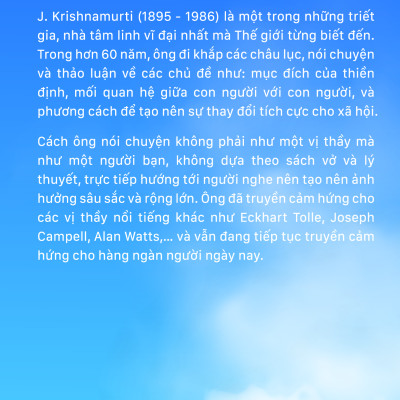 Combo sách Krishnamurti Nói Về Tự Do và Krishnamurti Thực Tại Hiện Tiền