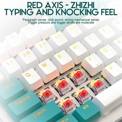 Bàn phím cơ gaming K3 Led Rainbow Hotswap Chống ồn cho máy tính laptop hàng nhập khẩu