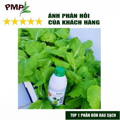 Combo Phân Đậu Nành Soymic V - Dịch Chuối Cho Rau Sạch