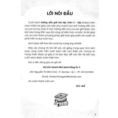 Sách - Hướng Dẫn Giải Bài Tập Toán Lớp 3 - Tập 2 - Dùng Kèm SGK Kết Nối - Hồng Ân