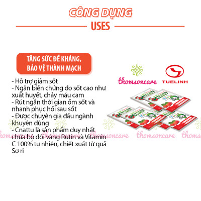 C Nattu Kids - Bổ sung vitaminC, tăng sức đề kháng, giảm chảy máu cam cho bé - Của dược Tuệ Linh, 