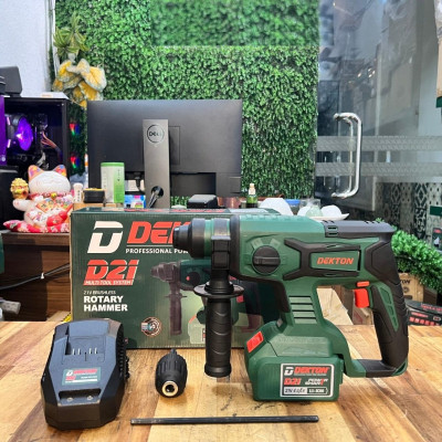 MÁY KHOAN ĐỤC 3 CHỨC NĂNG DÙNG PIN (18V - 21V) DEKTON D21-MK03CN - HÀNG CHÍNH HÃNG