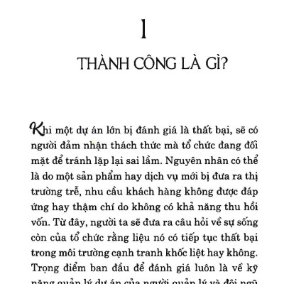 Quản Lý Dự Án Thành Công