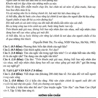 Tuyển Tập Đề Kiểm Tra Môn Ngữ Văn 8 Bồi Dưỡng Học Sinh Giỏi (Theo Cấu Trúc Mới) 