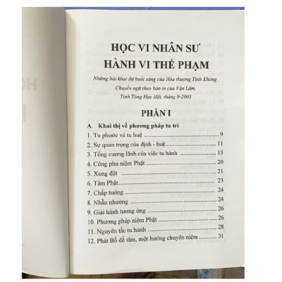 Học Vi Nhân Sư Hành Vi Thế Phạm