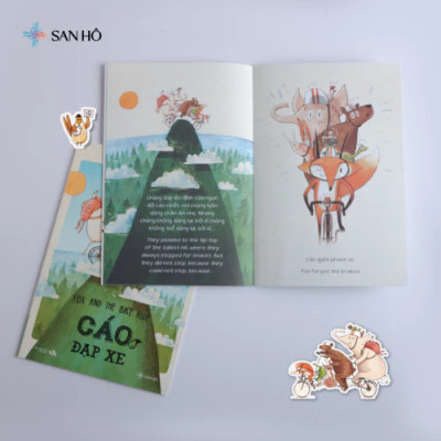 Sách Chú Cáo Tinh Nghịch | Combo 8 Cuốn | Sách Thiếu Nhi Song Ngữ | Corey R. Tabor | Sanhobooks