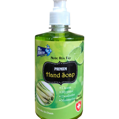 Combo 2 chai nước rửa tay Hand Soap 500ml Hương Cam Quế Và ,Xả Chanh