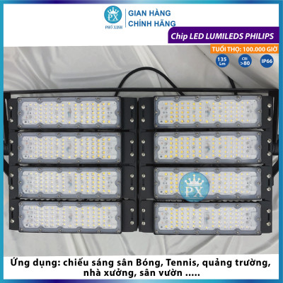 Đèn Pha Led Khaphaco 400W và 600W cho sân bóng đá, sân tennis, nhà xưởng, sân vườn