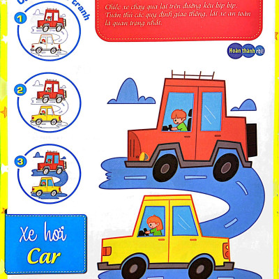 Tô Màu Theo Từng Bước - Ô Tô, Xe Công Trình, Tàu Thủy 1