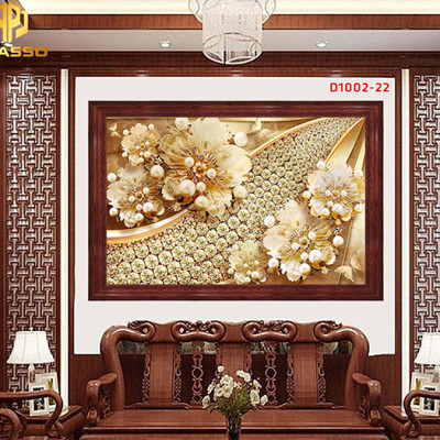 Tranh kính Hoa ngọc D1002 20 ( được chọn mẫu)