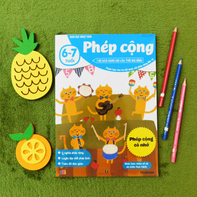 SÁCH THIẾU NHI CHO TRẺ 6-7 TUỔI_TOÁN HỌC_Phép cộng (6~7 tuổi)