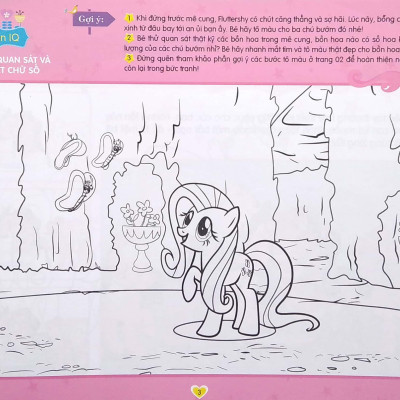 My Little Pony - Tập Tô Màu Sáng Tạo 4Q - Vườn Cổ Tích Vui Nhộn