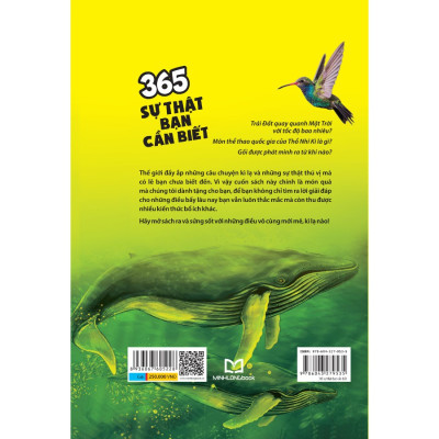Sách - 365 Sự Thật Bạn Cần Biết - Bìa Cứng - In màu toàn bộ - NXB Thế Giới