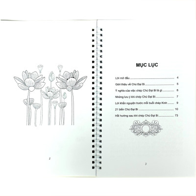 Sách - Vở chép Kinh Chú Đại Bi, sổ chép kinh Chú Đại Bi in chữ mờ loại cao cấp dày dặn ( TẶNG KÈM BÚT VIẾT) - Anan Books