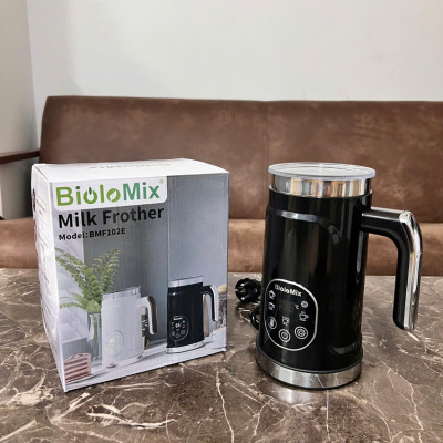 Máy tạo bọt sữa, cà phê, ca cao New Digital 5 trong 1 chuyên nghiệp thương hiệu Mỹ Biolomix BMF102E - Hàng chính hãng (BẢO HÀNH 1 NĂM)