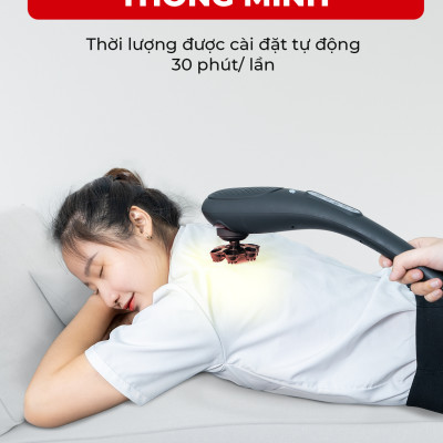 Máy Massage Cầm Tay Buheung Korea MK-301 Với 15 Chế Độ Massage, Pin Tiện Lợi, BH chính hãng 12 tháng