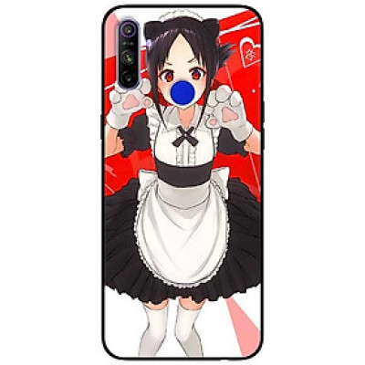 Ốp lưng dành cho Realme C3 mẫu Cô Gái Mèo