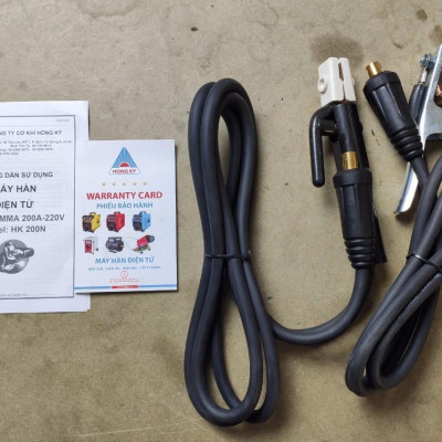 MÁY HÀN QUE ĐIỆN TỬ MMA INVERTER 200A 220V (1.6-3.2MM) HỒNG KÝ HK200N - HÀNG CHÍNH HÃNG