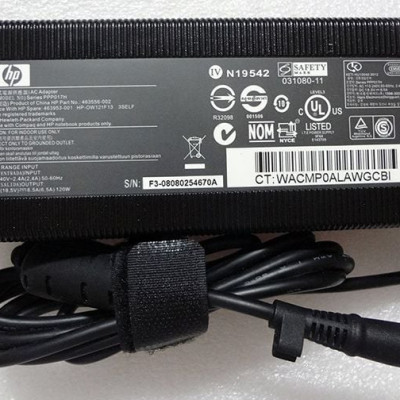 Sạc laptop HP 120w kim to 7.4mm x 5.0mm - Adapter sạc máy tính laptop 120w dùng cho laptop HP Probook, Pavilion, Envy, Elitebook - Hàng chính hãng