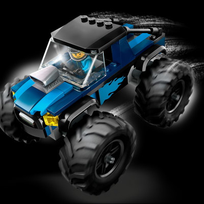 Đồ Chơi Lắp Ráp Chiến Xe Monster Xanh Dương - Blue Monster Truck - Lego City 60402 (148 Mảnh Ghép)