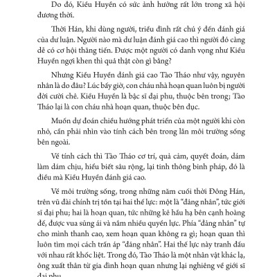 Mưu Lược Trung Hoa - Phần 3. MƯU LƯỢC TÀO THÁO