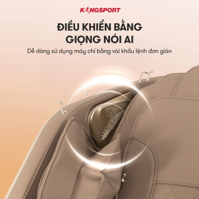 CHỈ GIAO MIỀN BẮC | Ghế massage KINGSPORT Standard G2 con lăn di chuyển cổ vai, thiết kế hiện đại 2024, khung ghế rộng rãi và thoải mái