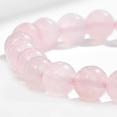 Vòng Tay Đá Thạch Anh Hồng Phối Bàn Tay Hamsa Bạc Ngọc Quý Gemstones