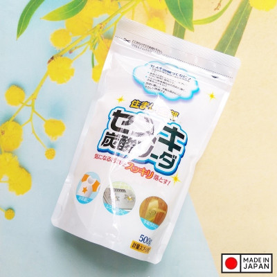 Combo 2 túi bột baking soda Sesuki 500g (tẩy trắng) Rocket nội địa Nhật Bản
