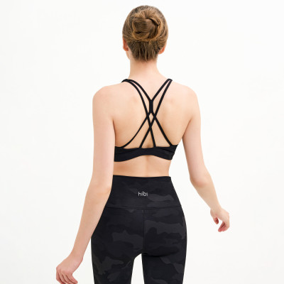 Set đồ tập Yoga Gym Hibi Sports H128 Áo 2 dây đánh đôi, Kèm mút ngực