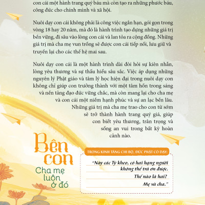 Sách - Bên Con, Cha Mẹ Luôn Ở Đó - Thích Khải Thành