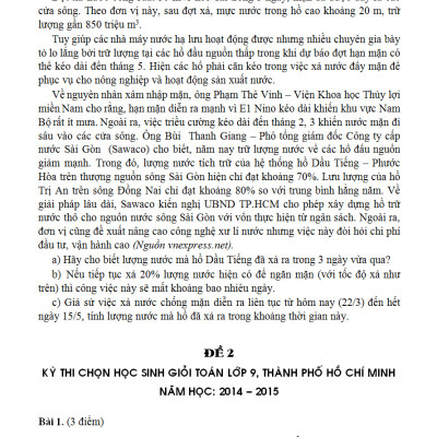 Siêu Tư Duy Luyện Đề Chuẩn Bị Kỳ Thi Học Sinh Giỏi Toán 9 - KV