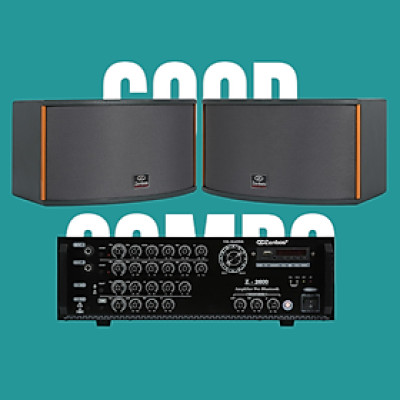 Dàn Karaoke gia dinh Loa Zenbos CR5 300W/Loa Bass 20 cm, 3 đường tiếng và Amply Karaoke Bluetooth Công Suất Lớn 500W Zenbos Z2600, 8 Sò(Hàng Chính Hãng)