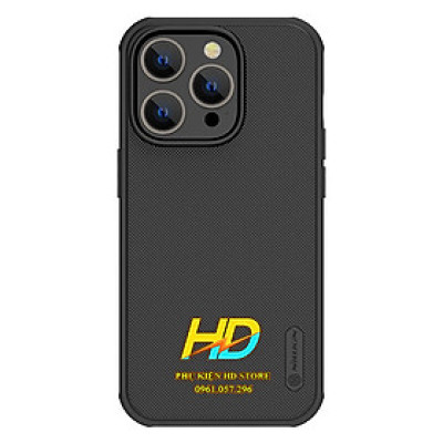 Ốp Lưng Chống Trượt Dành Cho iPhone 14 Pro Chính Hãng Nillkin SUPER FROSTED SHIELD PRO - Hàng Chính Hãng