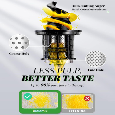 Máy ép trái cây tốc độ chậm nhãn hiệu Biolomix SJ-017 - HÀNG NHẬP KHẨU