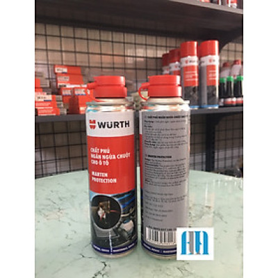DUNG DỊCH PHỦ CHỐNG CHUỘT CHO Ô TÔ WURTH 250ML 