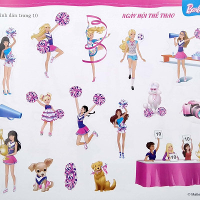 Barbie Bộ Sách Dán Hình Cuộc Sống Nhiều Niềm Vui - Tập 1
