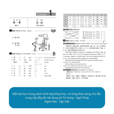 Sách - Giáo Trình Hán Ngữ 1 - Tập 1 Quyển Thượng Phiên Bản Mới - MCBooks