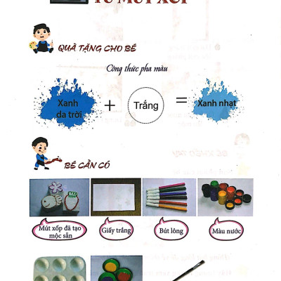 Combo Sáng Tạo Với Màu Nước Và Giấy Thực Hành Sáng Tạo Với Màu Nước (Tập 2)