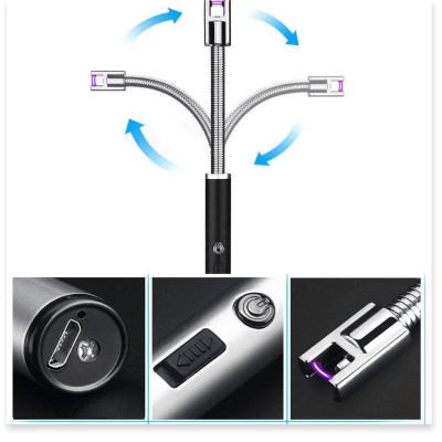 BẬT LỬA ĐIỆN 360 ĐỘ SẠC USB