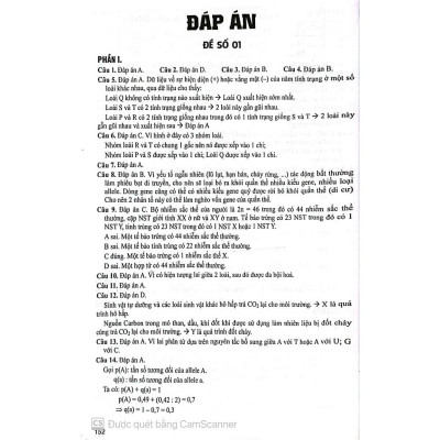 Bộ đề Sinh Học ( Đầy đủ các dạng trắc nghiệm theo cấu trúc đề thi 2025- Dùng chung cho các bộ SGK) (HA-MK)
