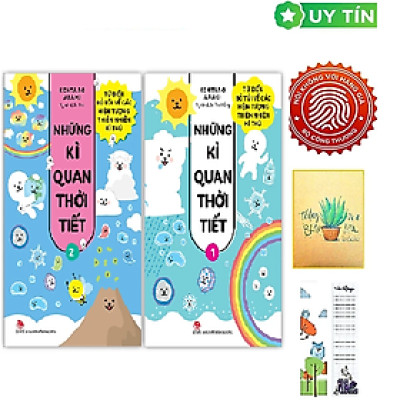 Combo Những Kì Quan Thời Tiết - Từ Điển Bỏ Túi Về Các Hiện Tượng Thiên Nhiên Kì Thú (2 Tập) (Tặng Kèm Bookmark CÚ MÈO + SỔ TAY XƯƠNG RỒNG)
