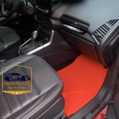[HONDA JAZZ] Thảm Trải Sàn, Lót Sàn Ô Tô Cao Su Eudora CloudFoam Thiết Kế Theo Xe Dành Cho Xe HONDA JAZZ, Chống Nước, Không Mùi, Ngăn Bụi Bẩn, Dễ Vệ Sinh - Hàng Chính Hãng
