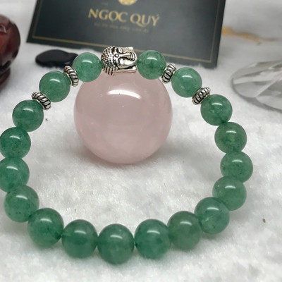 Vòng Tay Đá Thạch Anh Ưu Linh Rêu Xanh Ngọc Quý Gemstones TA040